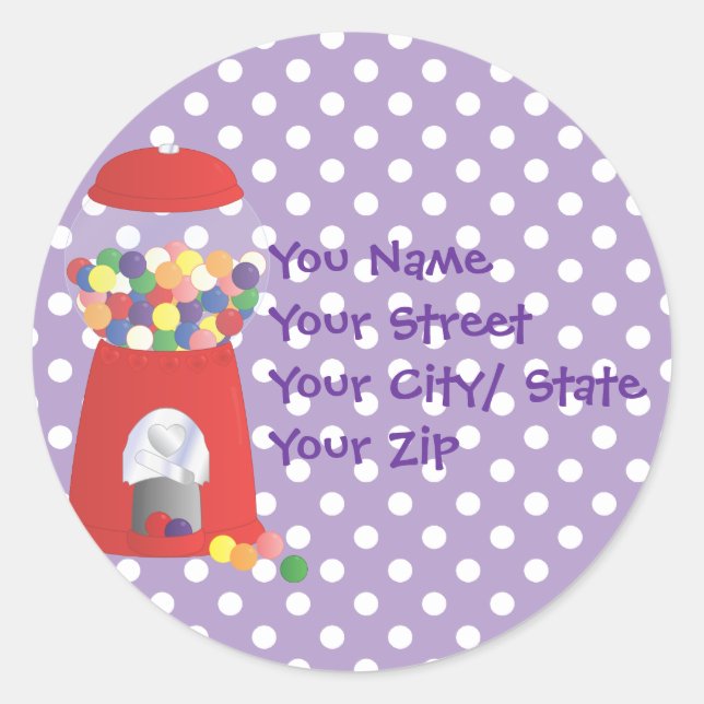 Gumball Fantasy Classic Round Sticker (Front)