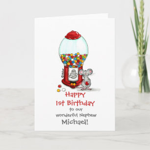 Gumball Machine - Kids Design by send2smiles Card