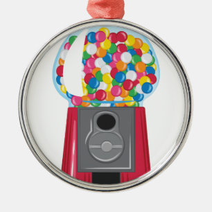 Gumball Machine Metal Tree Decoration