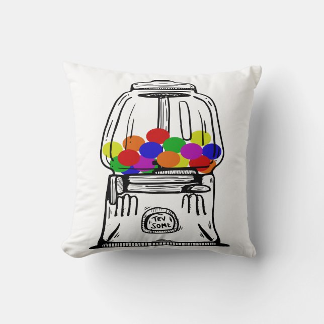 Gumball Machine Pillow (Front)