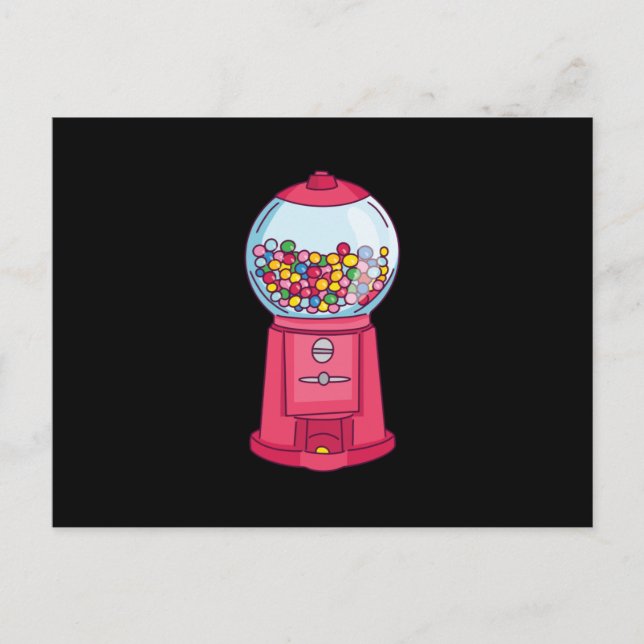 Gumball machine postcard (Front)