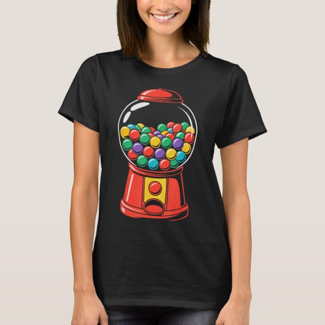 Gumball Machine Shirt Adult Men Women Kids Gum Bal (Front)