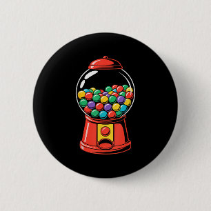 Gumball Machine Shirt Adult Men Women Kids Gum Bal 6 Cm Round Badge