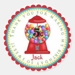Gumball Machine Stickers