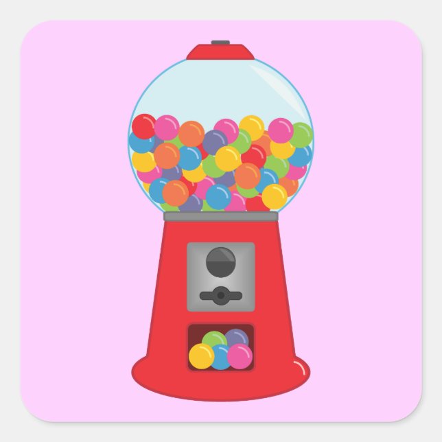 Gumball Machine Stickers (Front)