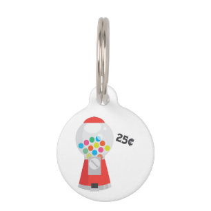 Gumball Macine Pet Tag