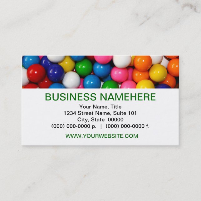 Gumballs Business Cards (Front)