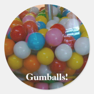 Gumballs! Classic Round Sticker