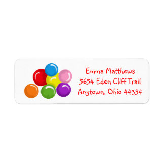 Gumballs Return Address Labels