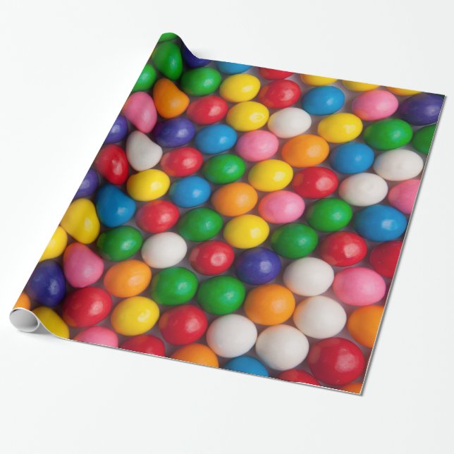 Gumballs Wrapping Paper (Unrolled)