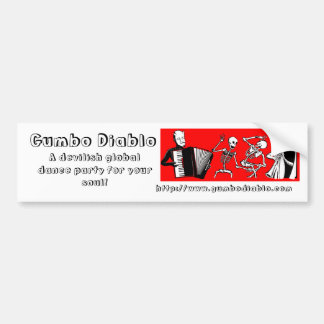 Gumbo Diablo Bumper Sticker