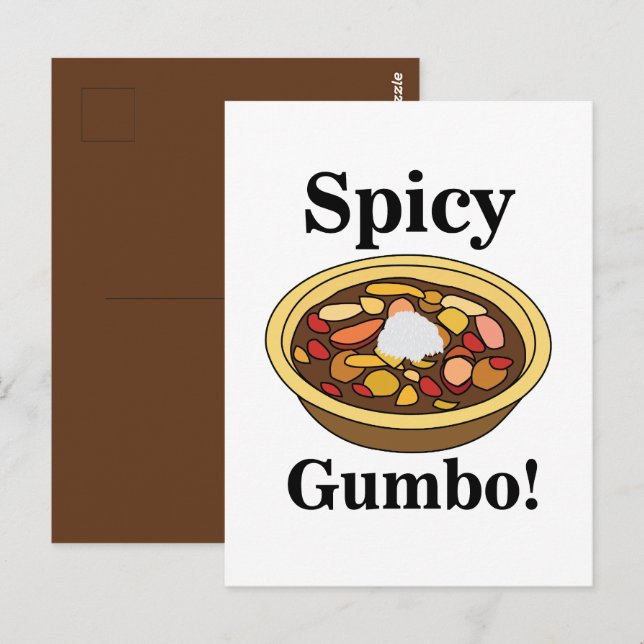 Gumbo Food Spicy Gumbo Postcard (Front/Back)