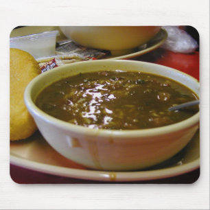 Gumbo Rolls Bowls Mouse Mat