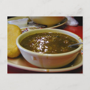 Gumbo Rolls Bowls Postcard
