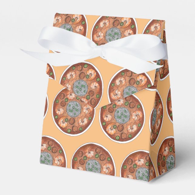 Gumbo Soup Louisiana LA New Orleans NOLA Food Favour Box (Front Side)