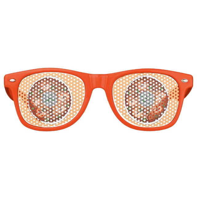 Gumbo Soup Louisiana LA New Orleans NOLA Food Retro Sunglasses (Front)