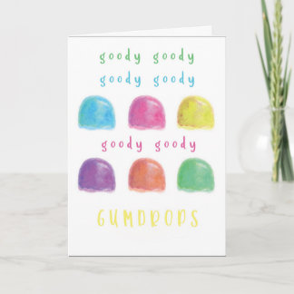 GUMDROPS BIRTHDAY CARD