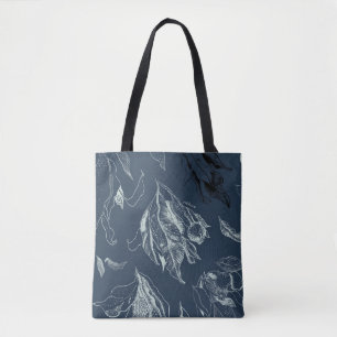 Gumleaves Tote – blue & pale green Bag