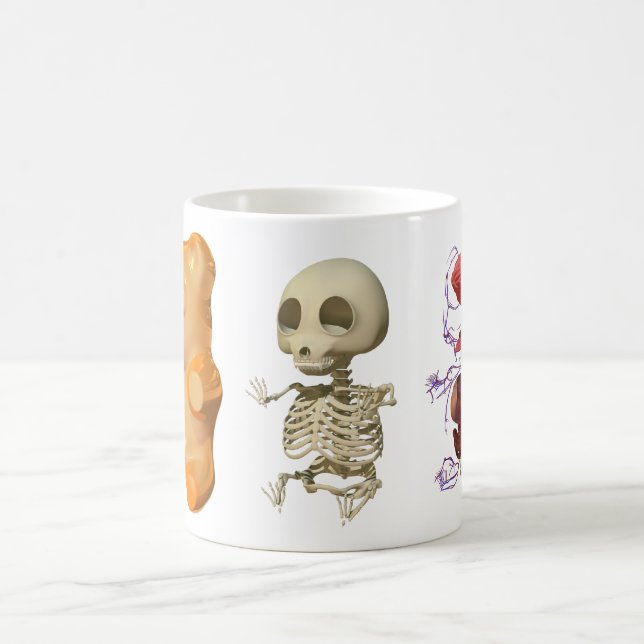 Gummi Bear Anatomy Triptic Mug (Center)