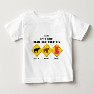 Gummi Bear Warning - Tahoe Wildlife Baby T-Shirt