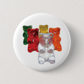 Gummi bears 6 cm round badge