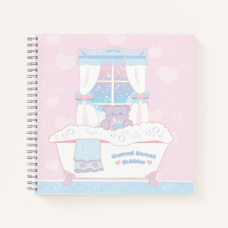 Gummi Sweet Bubbles Square Notebook