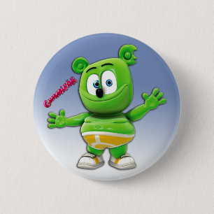 Gummibär Button On Blue