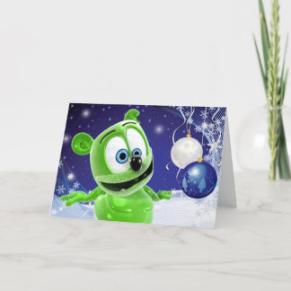 Gummibär Christmas Winter Holiday Card