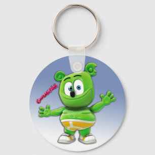 Gummibär Keychain On Blue