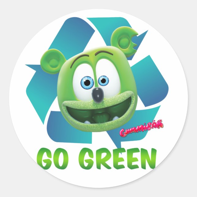 Gummibär (The Gummy Bear) Earth Day Sticker (Front)
