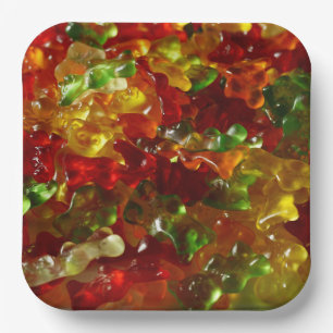 Gummies Paper Plate