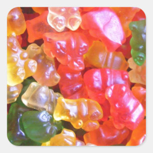 Gummy all your Lovin' Square Sticker