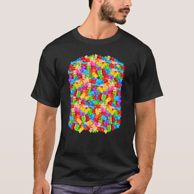 Gummy Bear Bunch Candy T-Shirt (Front)