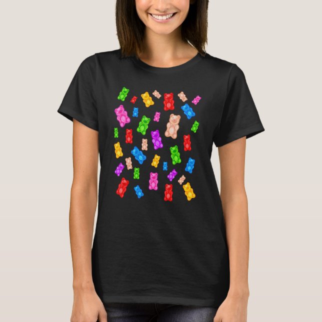 Gummy Bear Candy Mix 1 T-Shirt (Front)