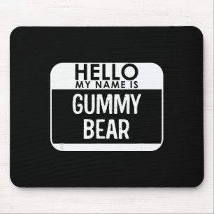 Gummy Bear Costume Funny Easy Last Minute Hallowee Mouse Mat