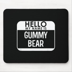 Gummy Bear Costume Shirt Funny Easy Halloween Mouse Mat