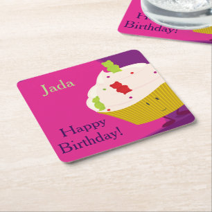 Gummy Bear Cupcake   Coaster