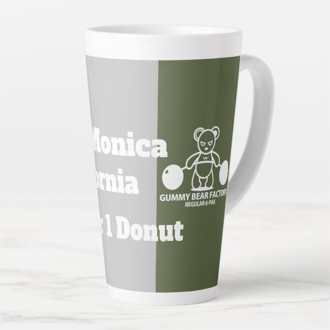 Gummy Bear Factory Latte Mug (Right Angle)