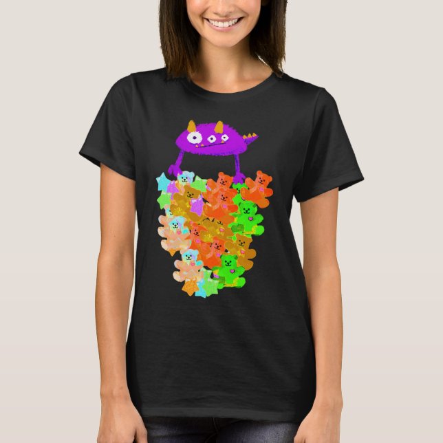Gummy Bear Harvest Monster T-Shirt (Front)