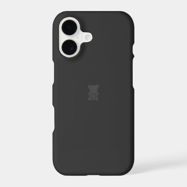 GUMMY BEAR iPhone Case Matte Black (Back)