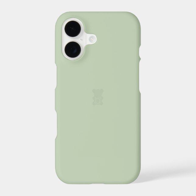 GUMMY BEAR iPhone Case Pastel Pistachio Green (Back)