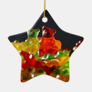Gummy Bear Lovers Ceramic Tree Decoration
