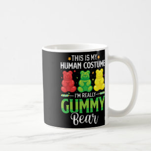 Gummy Bear My Human Costume Funny Candy Halloween  Coffee Mug