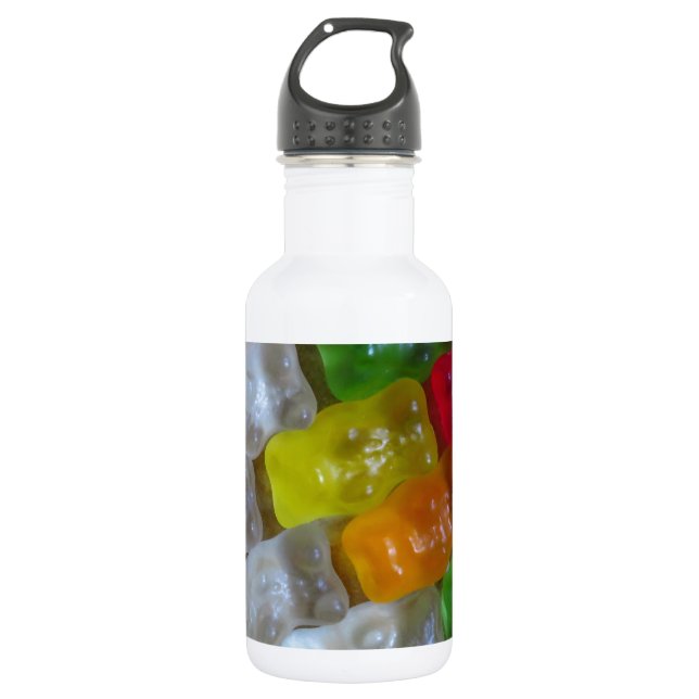 Gummy Bear Pattern 532 Ml Water Bottle (Front)