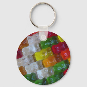 Gummy Bear Pattern Key Ring