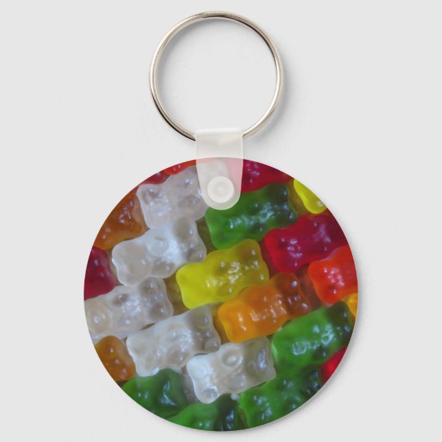Gummy Bear Pattern Key Ring (Front)