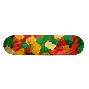 Gummy Bear Rainbow Coloured Candy Skateboard