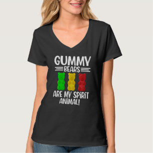 Gummy Bear Spirit Animal Candy Girls Kids Boys T-Shirt