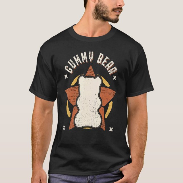 Gummy Bear Vintage Retro Classic T-Shirt (Front)