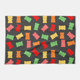 Gummy Bear Wrapping Paper Tea Towel